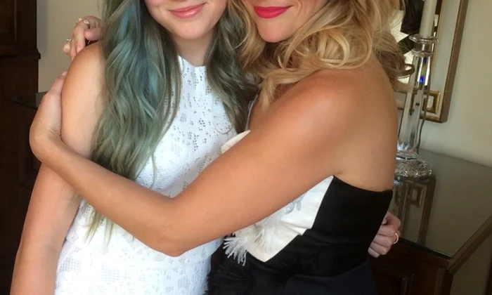 Reese Witherspoon "Me and my girl #ready for Hot Pursit premiere! @avaphillippe" jpeg