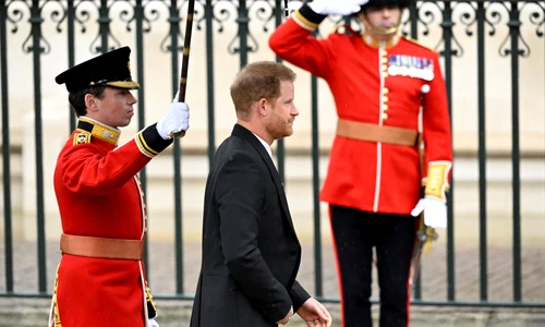 Prințul Harry la încoronarea Regelui Charles jpg