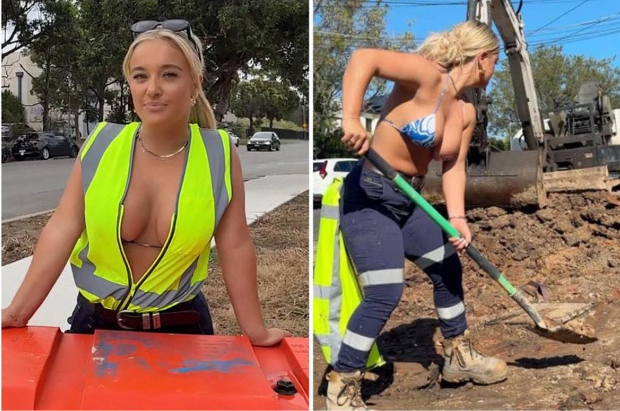 Controversă pe TikTok: O femeie cere dreptul de a lucra în construcții... la bustul gol. „Toți băieții sunt așa. De ce nu pot și eu?”