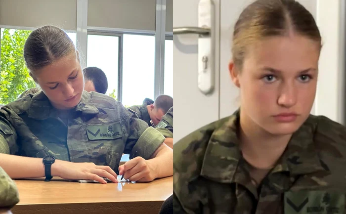 Prințesa Leonor a început pregătirea militară FOTO EPA-EFE
