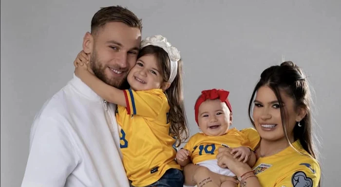 Denis Drăguș și Vanessa nu au grijă doar de comorile lor. Foto Facebook