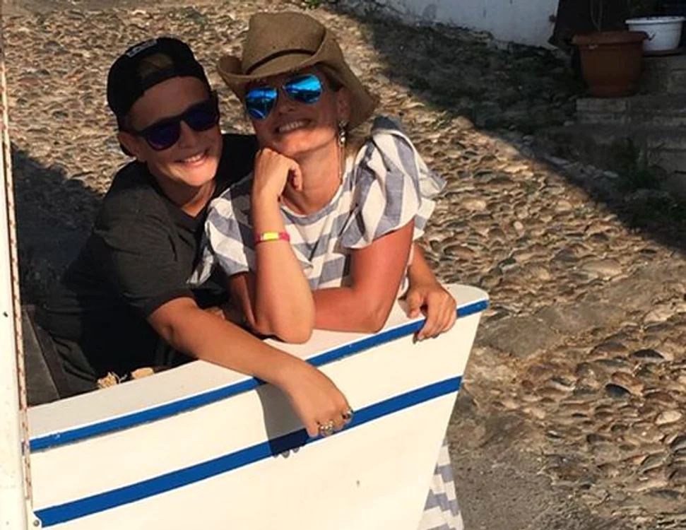 Andreea Esca e tare mândră de Aris, fiul săuFoto: Instagram