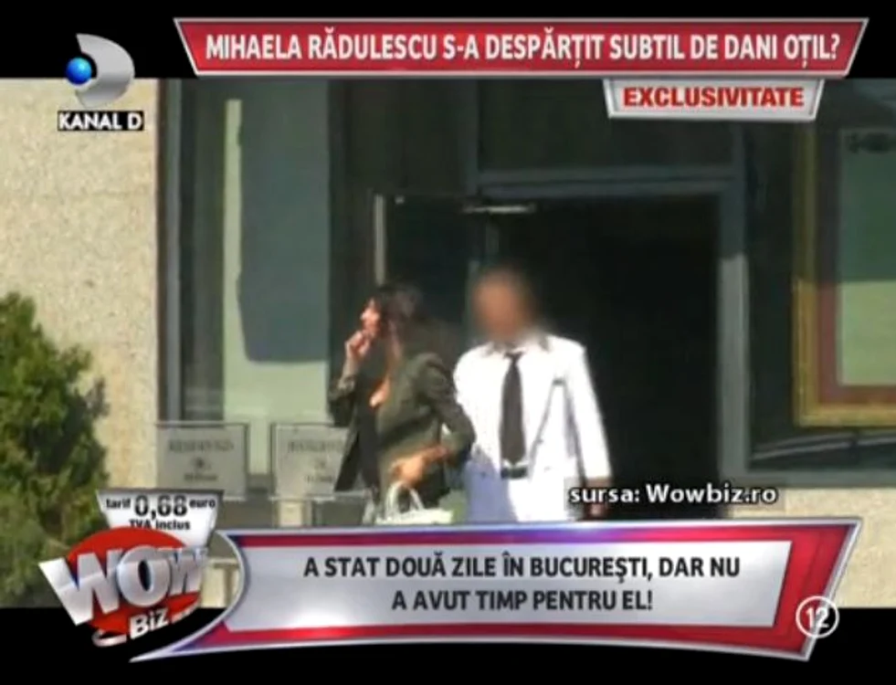 Vedeta s-a trezit şi a plecat spre aeroport, tot singură (captură: WOWbiz)