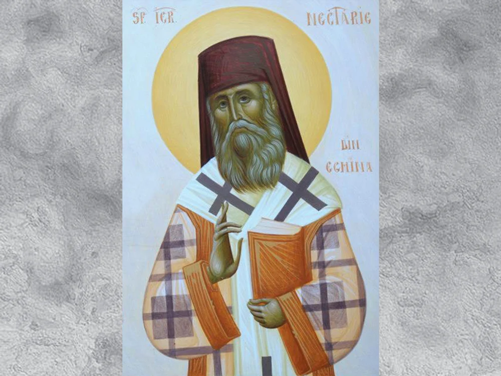 
    Sfântul Nectarie Taumaturgulicoană de Mihai Coman  
