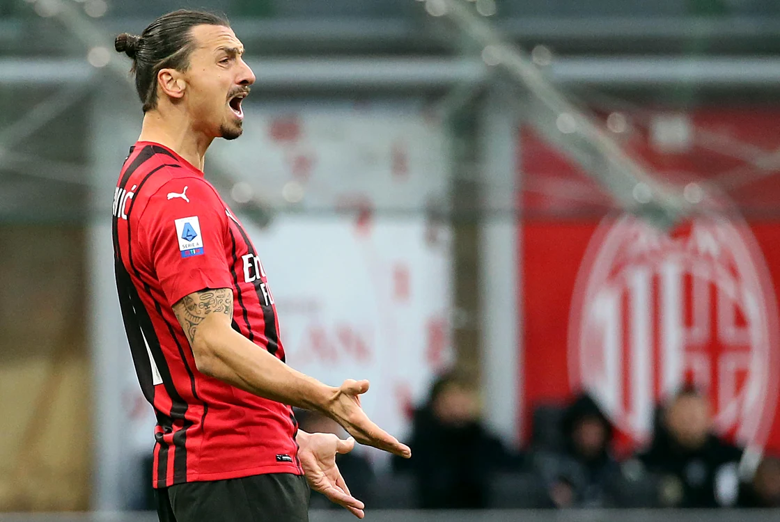 Zlatan Ibrahimovic a făcut istorie în tricoul lui Milan. Foto EPA EFE