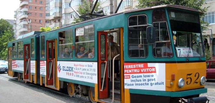 Tramvaiul 7 ajunge iar până în piaţă. FOTO Arhivă Adevărul