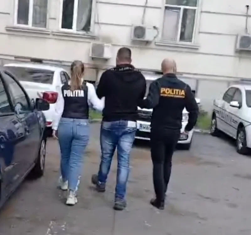 Agresorul a fost reținut și ulterior arestat FOTO: IPJ Dolj