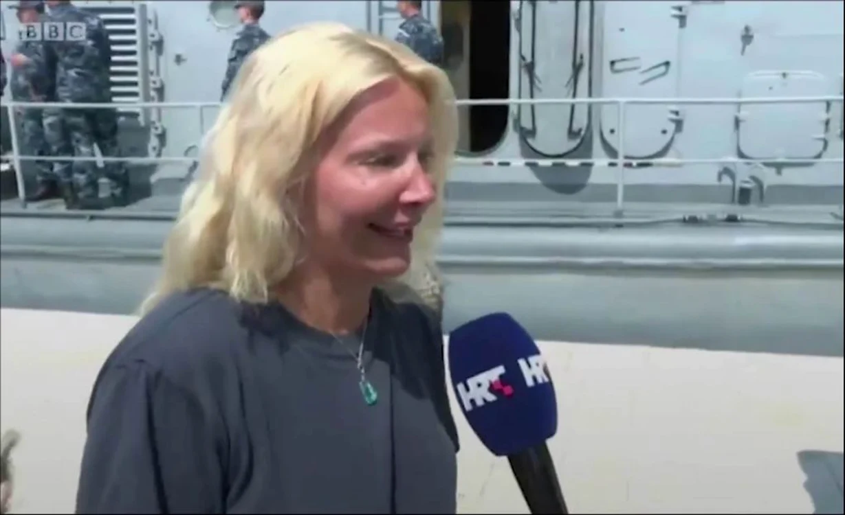 
    Vasul de pe care a căzut turista din marea Britanie care a supravieţuit 10 ore în marecaptură video  