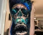 Tatuajele macabre hiperrealiste au devenit semnul distinctiv al artistului francez (foto: Instagram)