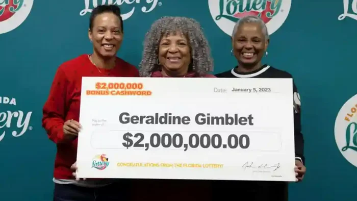 Cîștigătoarea a 2 miliaone de dolari FOTO Florida Lottery