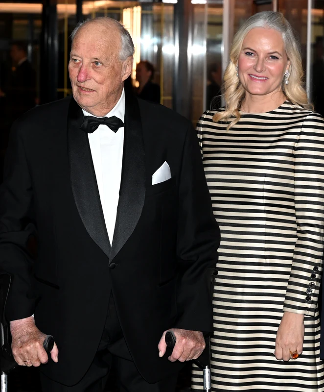 Regele Harald al Norvegiei și nora sa, Prințesa Mette Marit