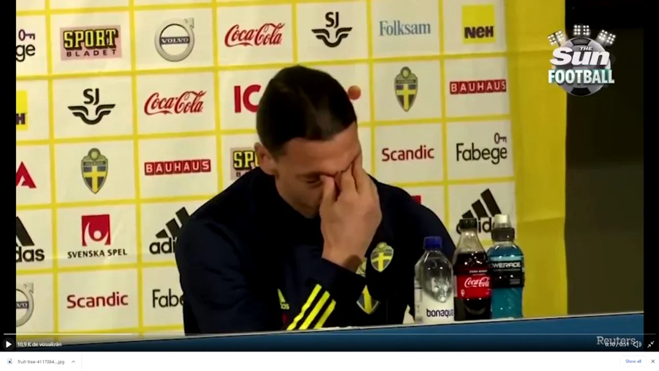
    Zlatan a fost convocat prima oară la naţionala Suediei în 2001, când avea 19 ani  