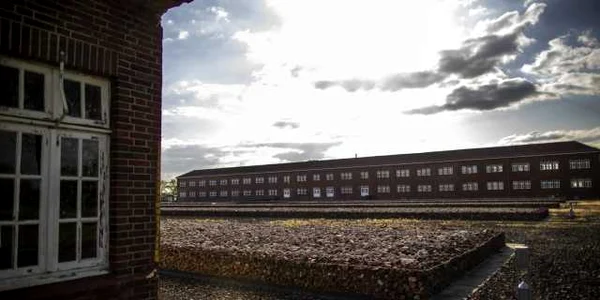 Fostul lagăr de concentrare Neuengamme din apropiere de Hamburg nordul Germaniei FOTO  EPA-EFE/SRDJAN SUKI