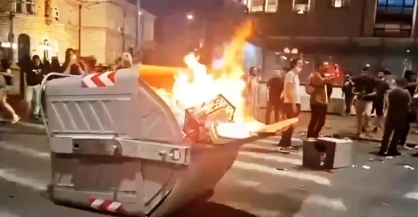 Proteste masive la Belgrad FOTO: X