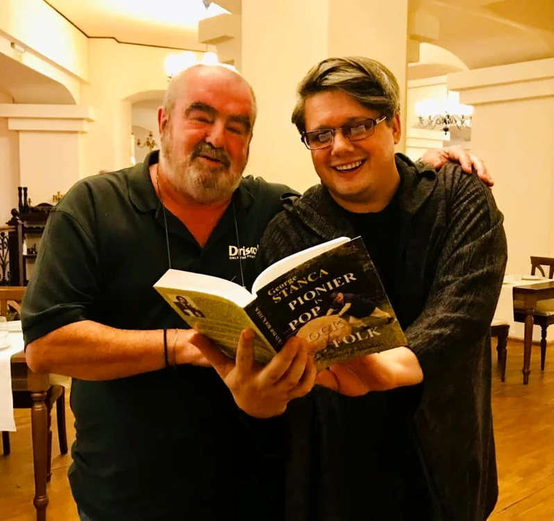 
    George Stanca și Paul Surugiu (Fuego). Acesta din urmă va participa la lansarea de mâine  