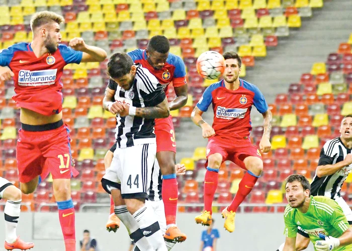 Varela a egalat cu capul pe finalul meciului cu Partizan