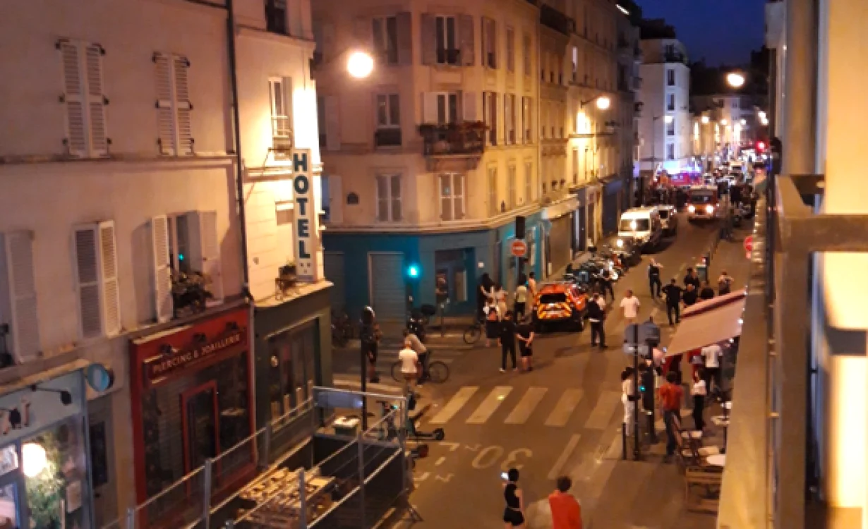 Atacul a avut loc pe strada Popincourt, din arondismentul 11 FOTO Twitter