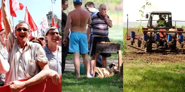 Colaj pentru Ziua Muncii FOTO Adevarul