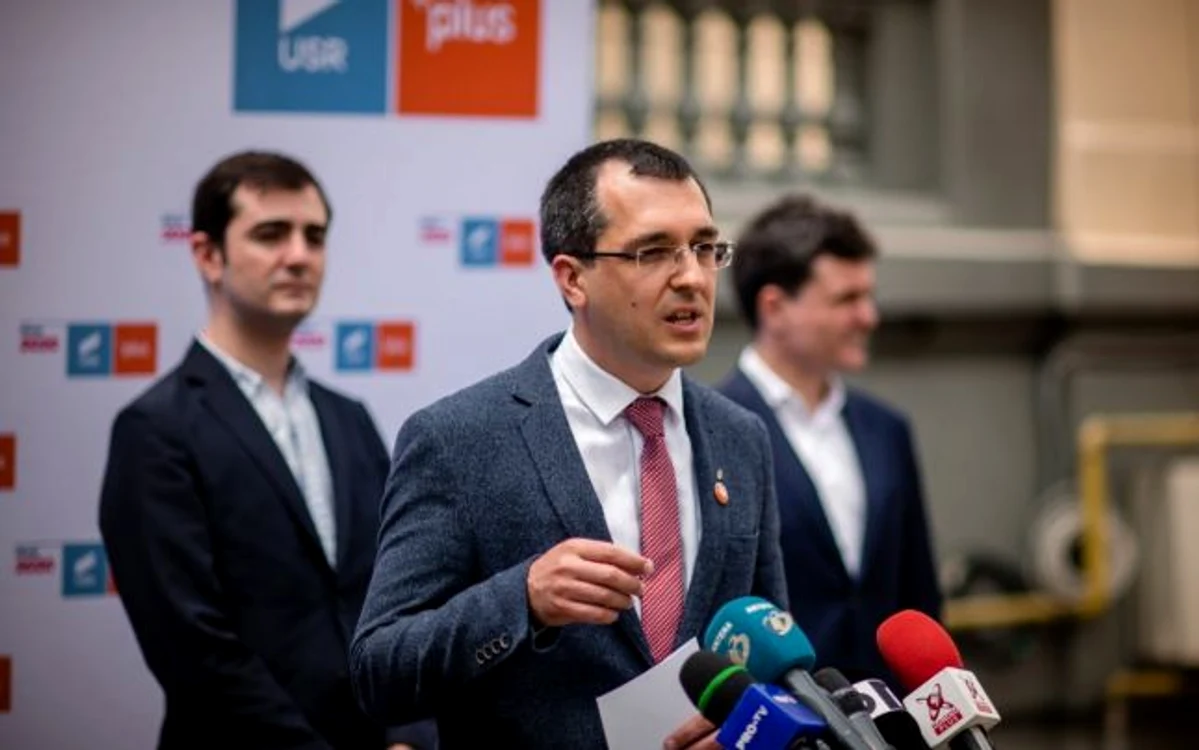 Vlad Voiculescu îi dă replica lui Ludovic Orban. FOTO Facebook USR