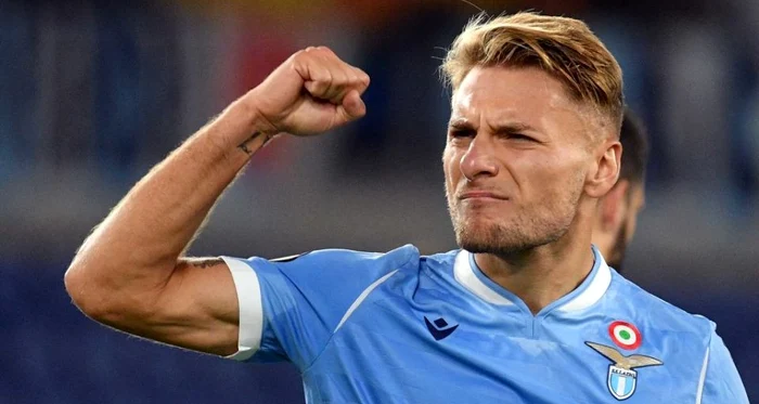 Ciro Immobile, un gol în cele 61 de minute în care a fost pe teren contra CFR-ului.