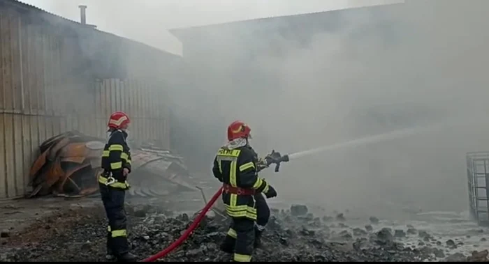 Incendiu la topitorie Captură video ISU 