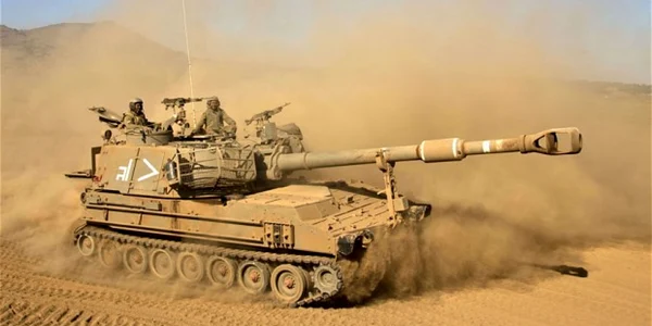 Artilerie mobila israeliana FOTO AFP
