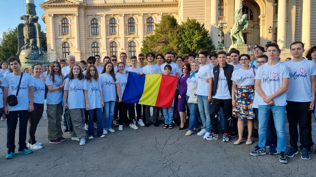 Delegația Centrului de Excelență Olt, în Serbia FOTO: arhiva Vanina Badea