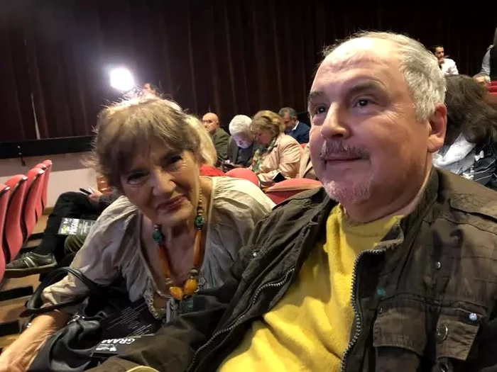 Eugen Cristea alături de soția lui