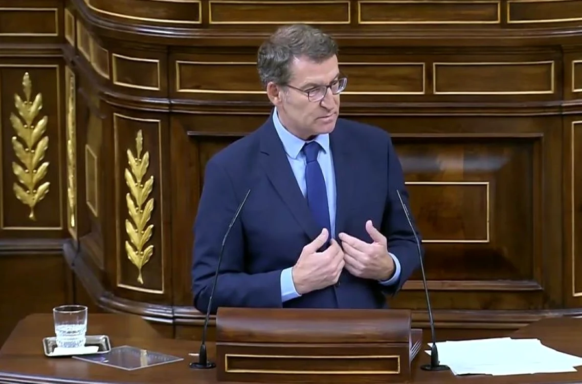 Alberto Núñez Feijóo se contrazice în declarații. FOTO: captură video/El Pais