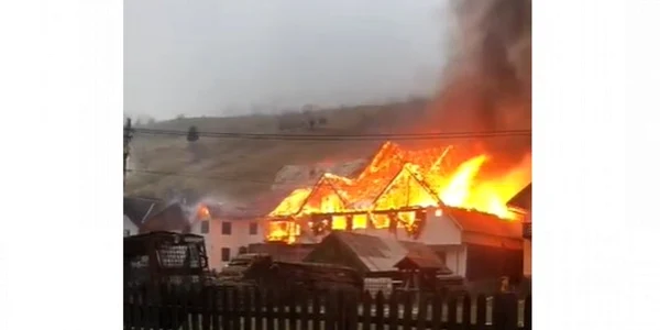 Incendiu Moeciu de Sus Captura YouTube