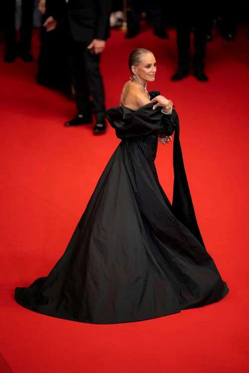 Sharon Stone în negru la Cannes, Profimedia (5) jpg