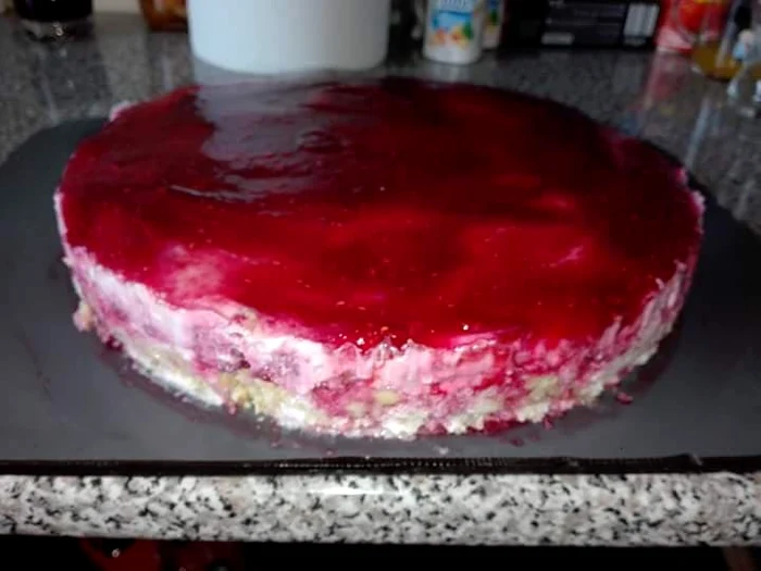 Cheesecake cu zmeură