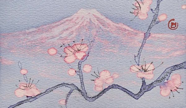 clitorea ternatea acuarela   lucian muntean 05 jpg