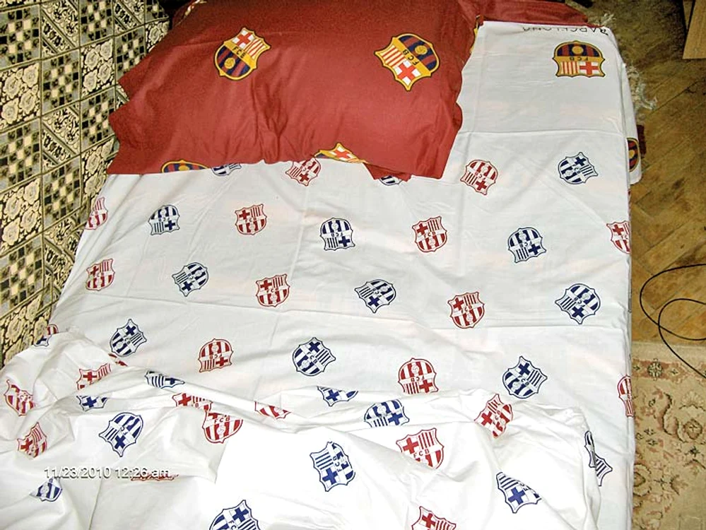 Şi aşternuturile  sunt personalizate