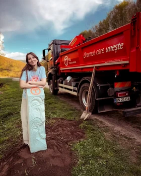Dana Rogoz a devenit ambasador Via Transilvanica, foto Instagram