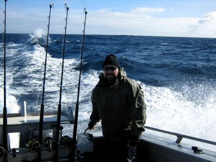 Stefan Chirila la pescuit oceanic