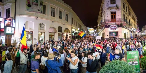 protest ziua 13 centrul istoric foto cristian vasile