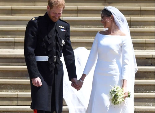 Harry s-a căsătorit cu Meghan Markle în data de 19 mai, la Castelul WindsorFoto: Getty