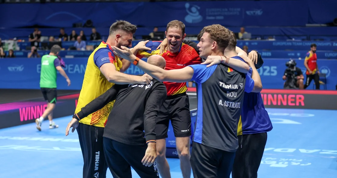 Echipa României, performanță de excepție la Eurpenele de tenis de masă. Foto Facebook FRTM