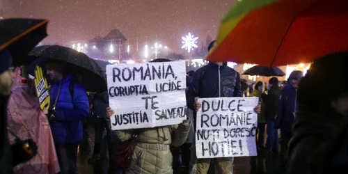 Protest legile Justiţiei Piaţa Victoriei - Bucureşti / FOTO Inquam Photos / Octav Ganea / 17 dec 2017