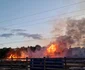 Incendiu la Pensiunea Maggie's Ranch din Râşnov FOTO Facebook 