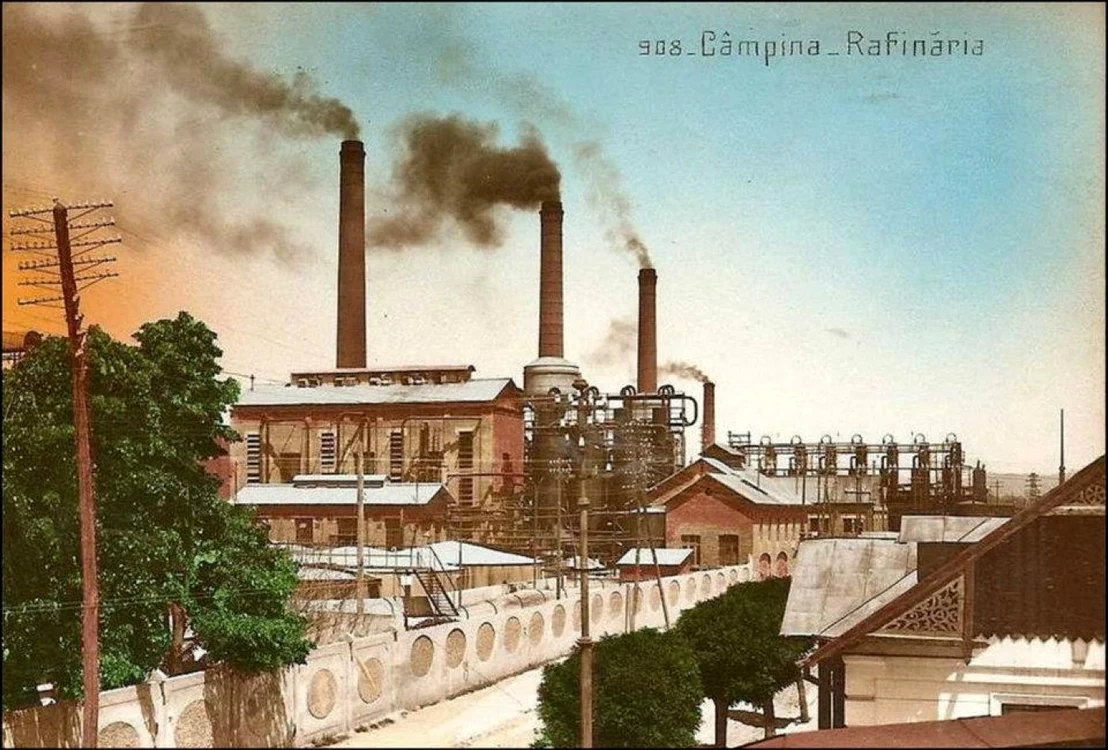 Rafinăria ”Steaua Română” din Câmpina în 1908 FOTO ziaruloglinda.ro