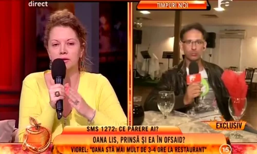 Oana Lis a fost acuzată de reporterul emisiunii de infidelitate jpeg