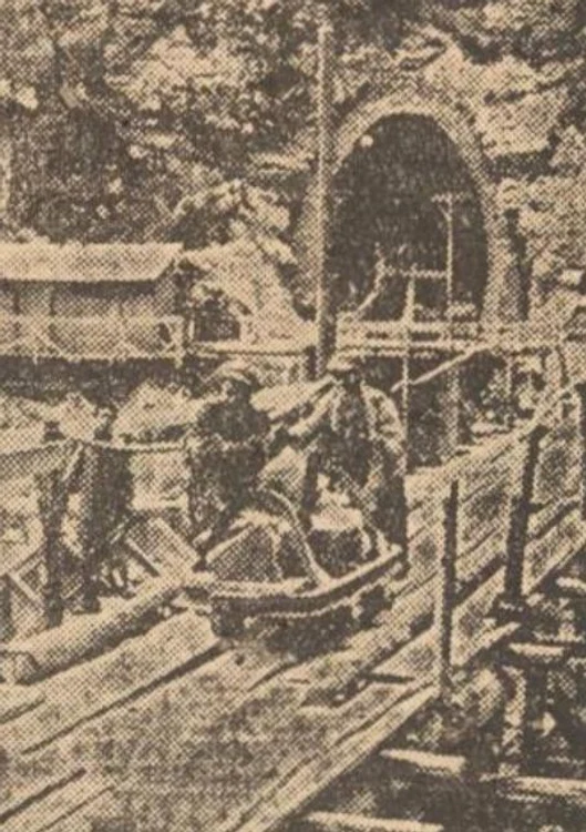 Șantierul Salva - Vișeu. Foto: Scânteia 1948