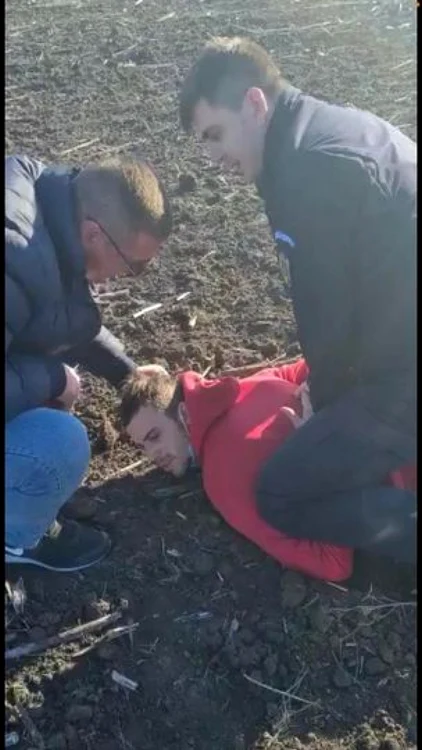 Tânărul suspectat de crimă, evadat din arestul IPJ Dolj, a fost prins FOTO captură video