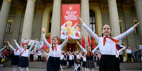 Rusia a sărbătorit joi aniversarea a 100 de ani a Tinerilor Pionieri FOTO Profimedia