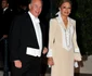 Prințul Karim Aga Kahn IV cu Împărăteasa Iranului Farah Pahlavi la nunta Prințului Albert de Monaco. FOTO: Getty Images