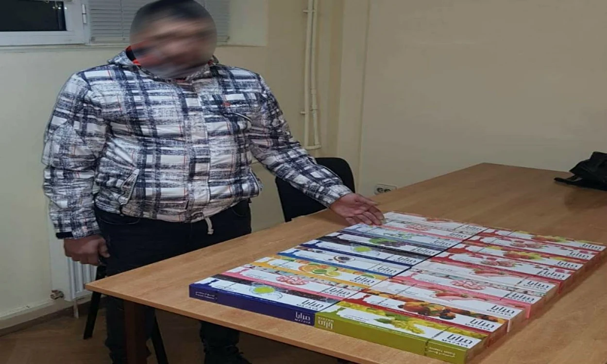 Tutunul de contrabandă confiscat FOTO Poliţia de Frontieră