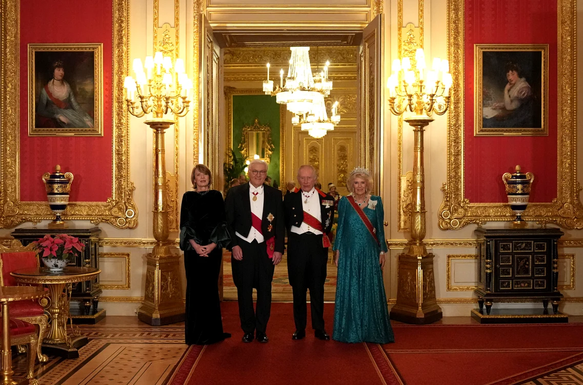 Kate, William, Charles, Camilla la banchetul de stat organizat la Castelul Windsor în cinstea președintelui german Frank Walter Steinmeier și a soției acestuia, Elke Buedenbender, Profimedia (7) jpg