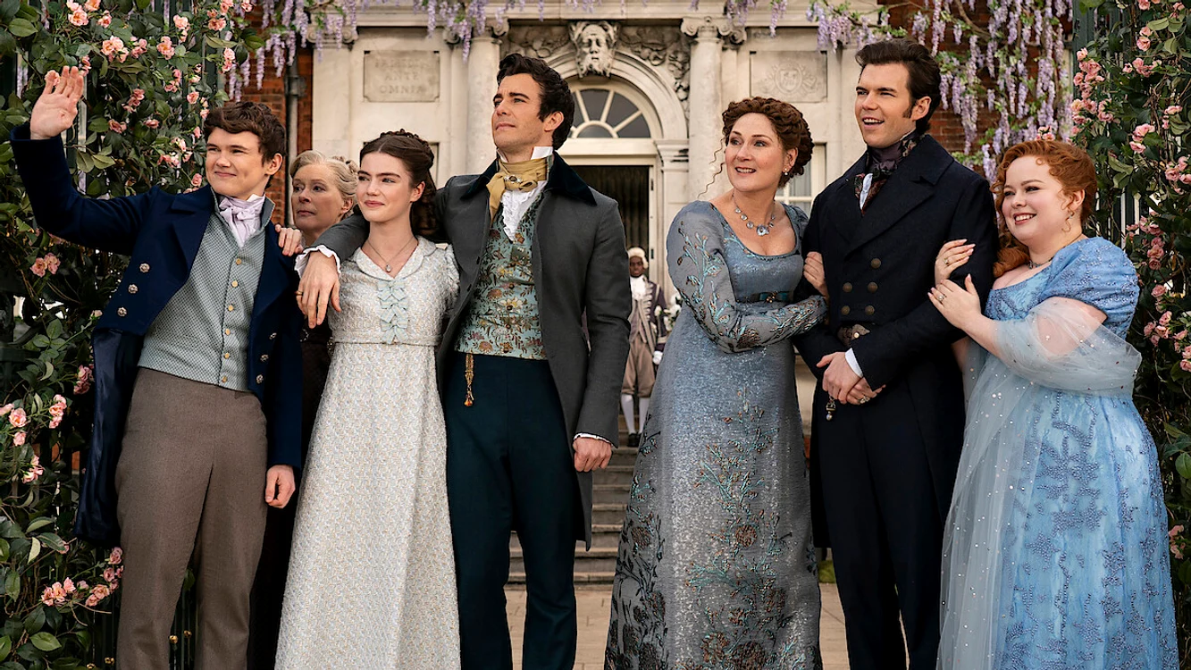 Personajele din seria Netflix Bridgerton. Foto: Netflix